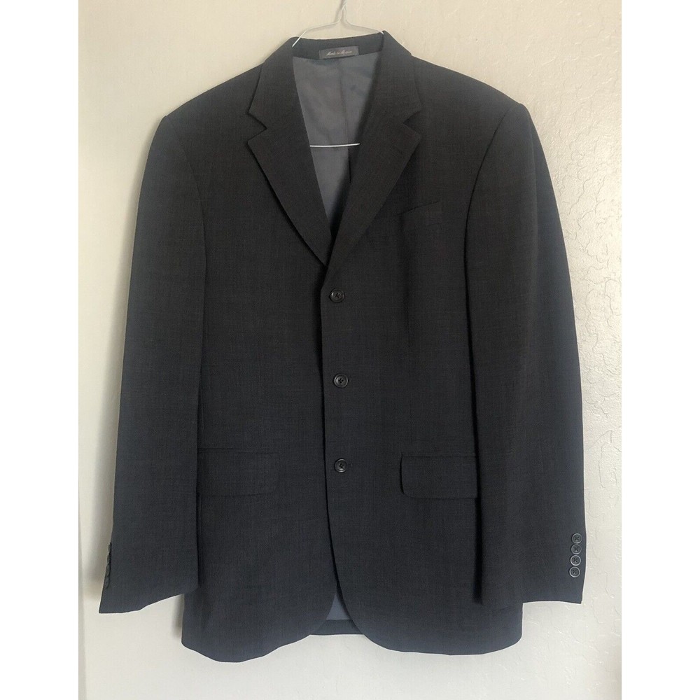 Oscar De La Renta Components Men’s  Three Button Suit Jacket Gray Size 38R